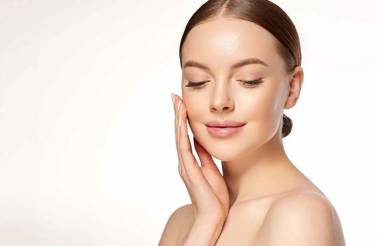A woman is receiving facial treatment in columbia, SC at Sculpted by WH Aesthetics