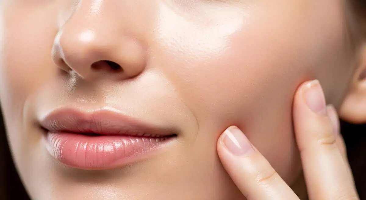 A woman is receiving Dermal Filler at Sculpted by WH Aesthetics in Columbia, SC